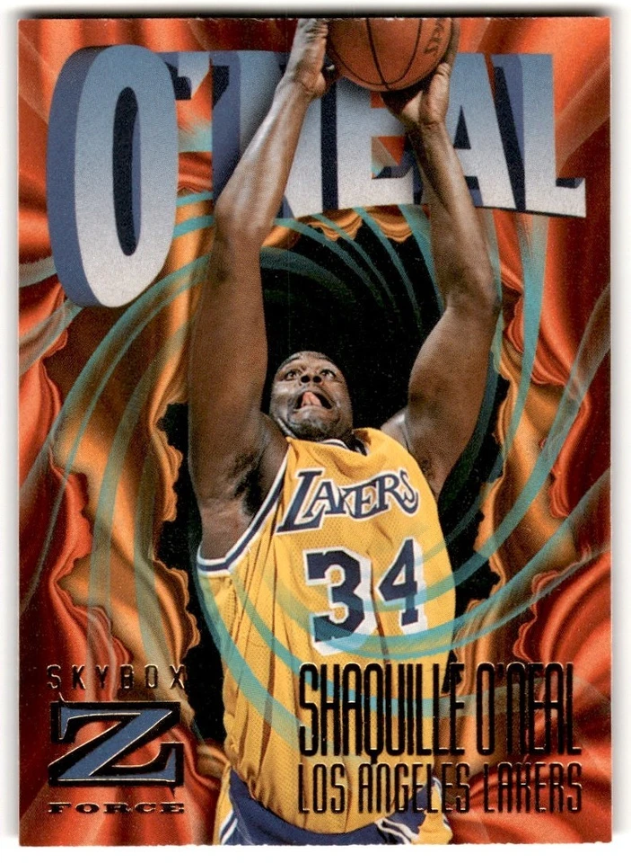 Shaquille O'Neal 1996-97 SkyBox Z-Force #114 Los Angeles Lakers - Image 1 of 2