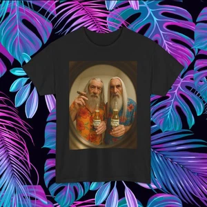 Lord of the Rings Sauron and Gandalf Hawaiian Shirt, Middle Earth Gift, Lotr Fan - Picture 1 of 8