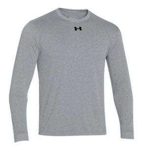 Under Armour Men’s True Grey Heather UA Locker Tee Long Sleeve Shirt Sz. M NEW. - Picture 1 of 1