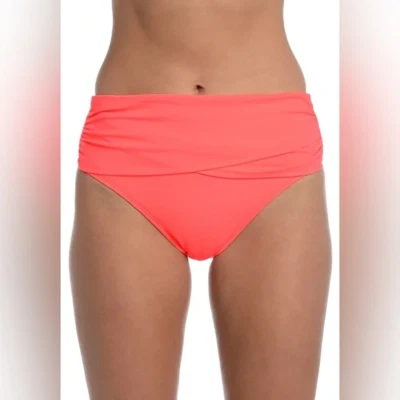 NEW! $61 LA BLANCA ISLAND GODDESS MID WAIST SASH BAND BIKINI BOTTOMS SZ 12 - Image 1 of 2