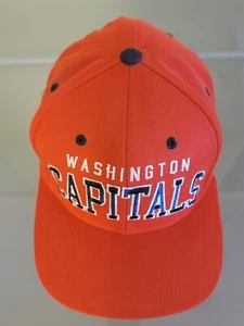 WASHINGTON CAPITALS NHL Official Reebok Face Off Headwear Red Snapback Cap Hat - Picture 1 of 9