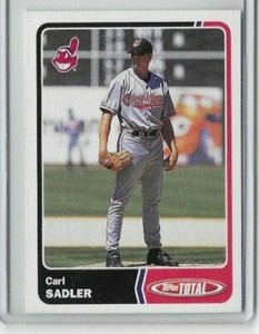 2003 Topps Total #679 Carl Sadler Cleveland Indians