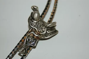 Vintage Saddle Bolo Tie - Picture 1 of 3