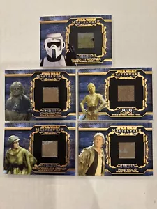 2015 Star Wars Masterwork Shield Bunker Relic Lot Han Solo Leia Chewbacca C-3PO - Picture 1 of 2