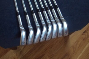 Ping G410 Black Dot irons 4-PW, UW AWT 2.0 stiff steel std length - Picture 1 of 7
