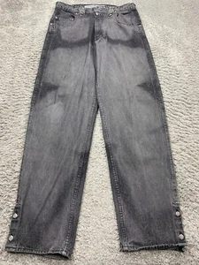 Vtg Levis Silver Tab Jeans Men 36x34 Gray Faded Loose Baggy Skater Grudge USA - Picture 1 of 11