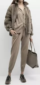 New Brunello Cucinelli $3999 Leather/Monili with Removable Pouch Top Handle Tote - Picture 1 of 24
