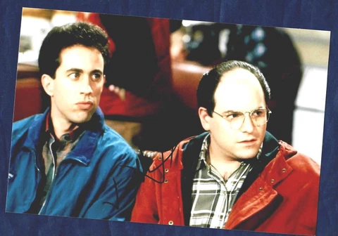 "Seinfeld" Jason Alexander Hand Signed 4X6 Color Photo Cover