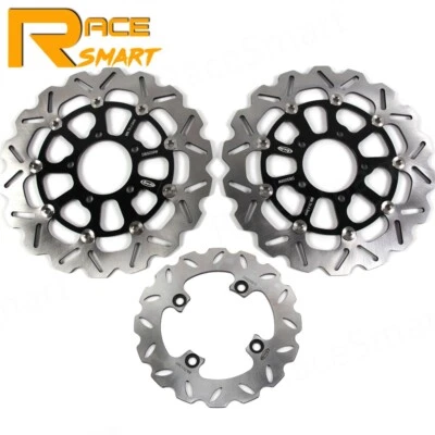 Discos rotores de freno delanteros traseros para Kawasaki Ninja ZX6R 2013-2021 ZX-10R 2008-2015 Foto 1 de 4
