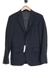 Hardy Amies Heddon Sport Coat Mens 36R Gray Black Shepherds Check Wool Jacket - Picture 1 of 12