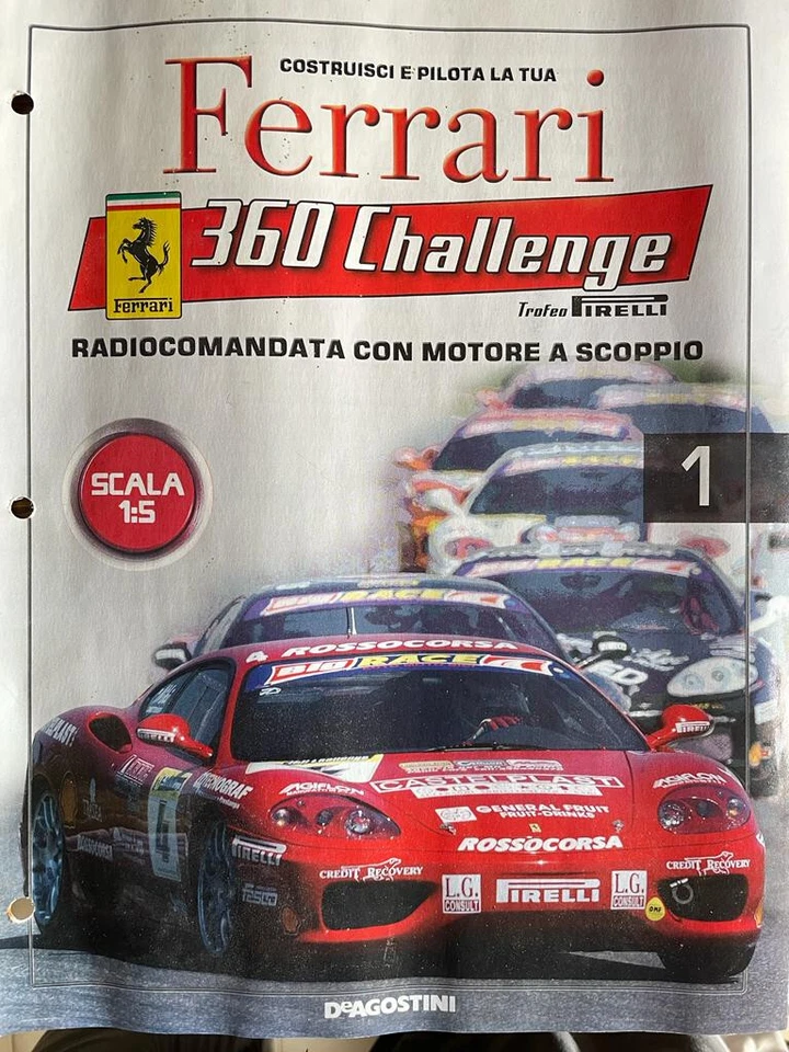 FERRARI 360 Challenge 1/5 DeAgostini - Fascicoli dal nr 1 al nr 73 - Immagine 1 di 1