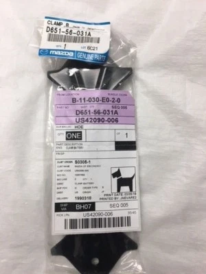 Mazda 2 2011-2014 batería retención OEM ¡Nuevo!!! Foto 1 de 4