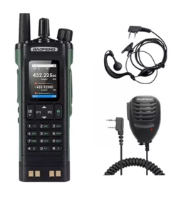 Baofeng UV-32 Walkie Talkie Type C Aviation Radio GPS With Earphone + Microphone - Picture 1 of 16