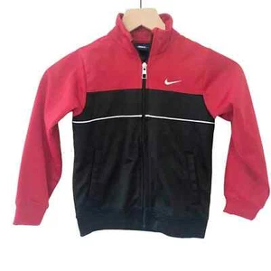 Nike black & red full zip track style jacket 6 - Picture 1 of 7