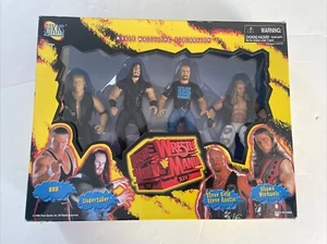 1998 Jakks Pacific Wrestlemania XIV 4 HHH Undertaker Stone Cold Shawn Michaels - Picture 1 of 9