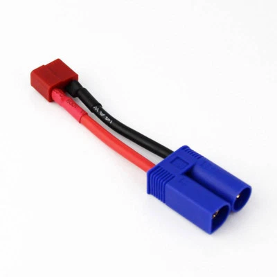 ✅ EC5 Stecker auf T-Plug Buchse Adapterkabel Lipo Adapter Goldstecker Akku Deans