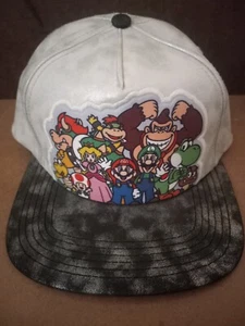 2017 Nintendo Super Mario Video Game Snap Back Baseball Hat Cap - Picture 1 of 3