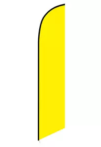 Super Novo Feather Flagge Einfarbig Gelb NSF-1015Y 12ft (nur Flagge) - Bild 1 von 3
