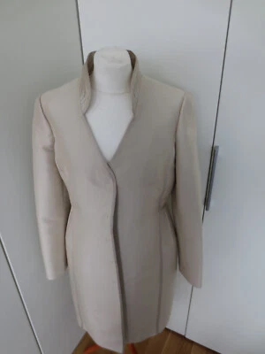 Vintage Alberta Ferretti Oper Theater Mantel beige gold Seide 40 rar cos play - Bild 1 von 4