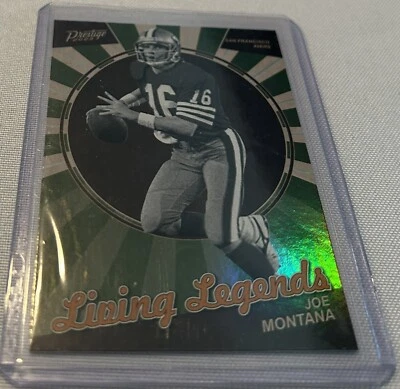 2023 Panini Prestige Football Joe Montana San Francisco 49ers Living Legends #23 - Image 1 of 2