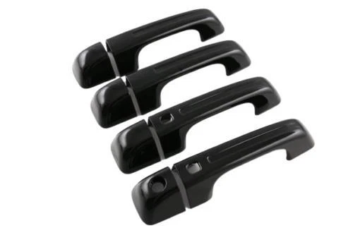 Door Handle Covers Gloss Black ABS Fits 2019-2024 Ram 1500 Without Smart Key - Image 1 of 1