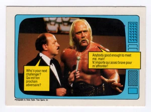 Rare 1985 O-Pee-Chee WWF Pro Wrestling Stars #57 The Superstars Speak Hulk Hogan - Picture 1 of 4