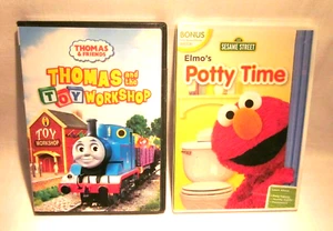 NEW Factory Sealed 2-DVD Lot Thomas & the Toy Workshop and Elmo's Potty Time - Picture 1 of 7