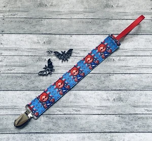 Nightmare Horror Baby Killer Doll Pacifier Clip - Picture 1 of 4