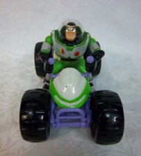 Disney Pixar Buzz Lightyear Toy Story ATV 4 Wheeler 7" Heavy Duty Toy
