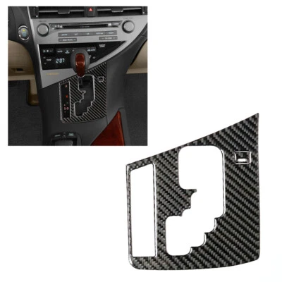 For Lexus RX350 RX450H 2010-2012 Carbon Fiber Gear Shifter Panel Cover Trim - Image 1 of 4