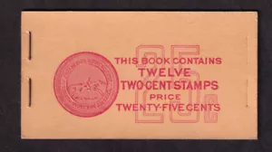 1942 Adams 2c BK97 (with 2 Sc 806b panes 2.5 mm gutters) complete mint - Picture 1 of 2