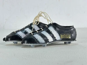 Vintage Adidas Mini Football Noir Coupe Du Monde par Exemple pour Autospiegel - Imagen 1 de 11