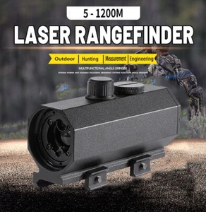 MINI8 Laser Rangefinder Riflescope Range 1200M Real-time Ranging Distance Meter - Picture 1 of 12
