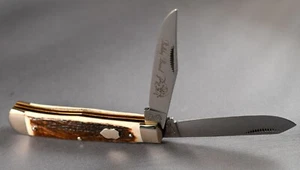Bulldog Brand - Sambar STAG Trapper's - vintage pocket knife NEW - Picture 1 of 7
