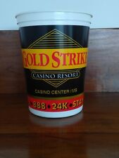 Las Vegas Gold Strike Casino slot coin cup bucket
