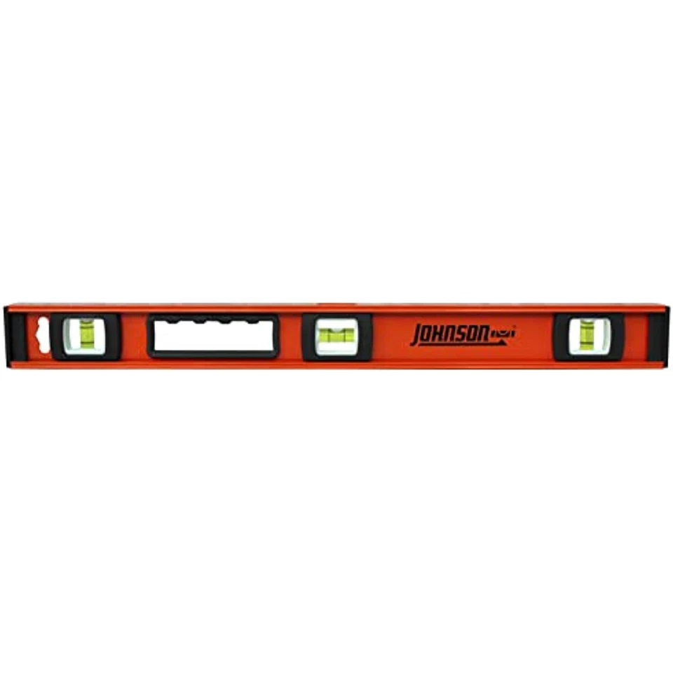 Johnson Level & Tool 1233-2400 Heavy Duty I-Beam Aluminum Level, 24", Orange, 1 - Image 1 of 1