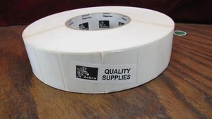 1-1/2 x 1" Zebra OEM qty 5180 Thermal Barcode Labels 7-1/2" roll 3" core 72280 - Picture 1 of 1