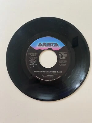 Peter Allen – You And Me (We Wanted It All) Vinyl, 7", 45 RPM, Single Rock 1983 - Image 1 of 2