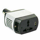 Car & Van Travel 12v Socket to USB, 2 & 3 Pin Plug Mini Power Inverter Adapter