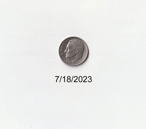 1968P ROOSEVELT DIME SEMI-KEY!Circulated IN GOOD CONDITION!MINOR DATE ERROR! Cover