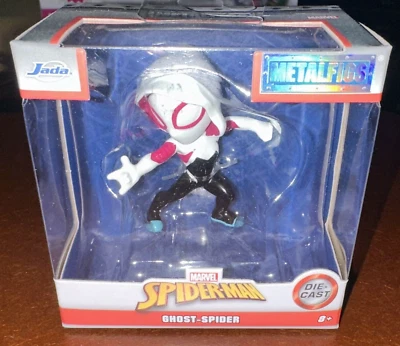 (Nuevo) Juguetes Jada - Figuras de metal fundido a presión Marvel Spider - ¡Hombre nuevo! Ghost Spider Foto 1 de 4