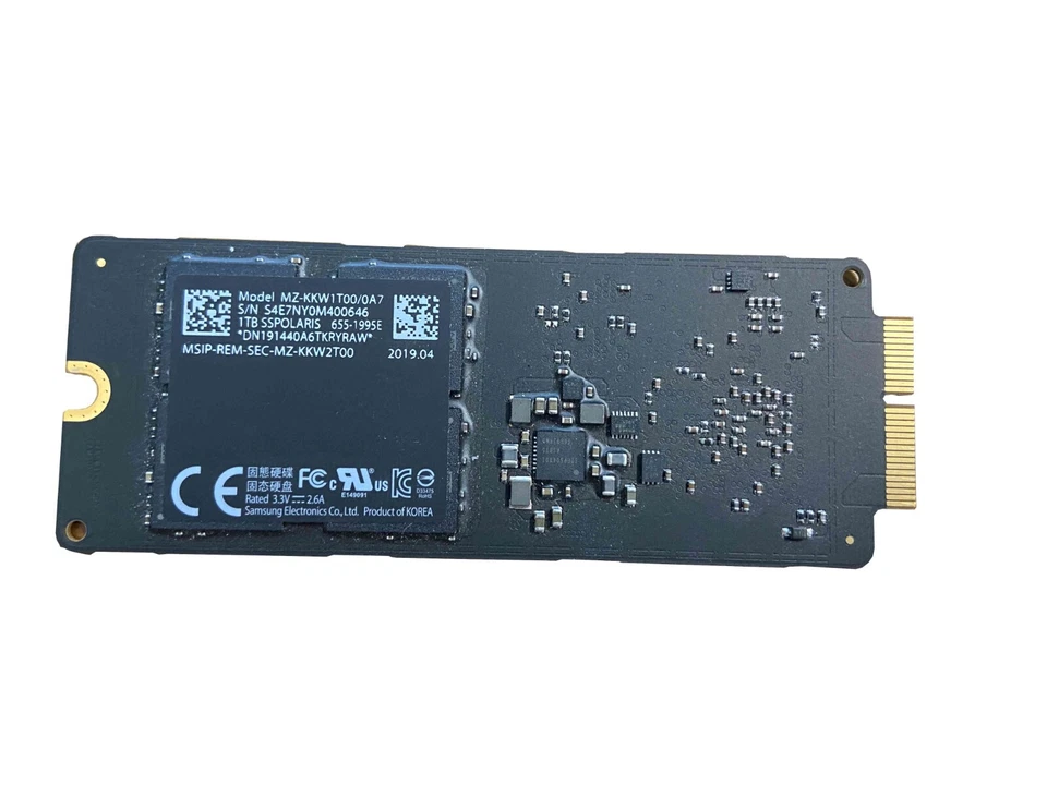 1TB Original Apple PCIe NVMe SSD KKW1T00/0A7  iMac 2019  iMac 2019 2017 2015 Mac - Bild 1 von 1