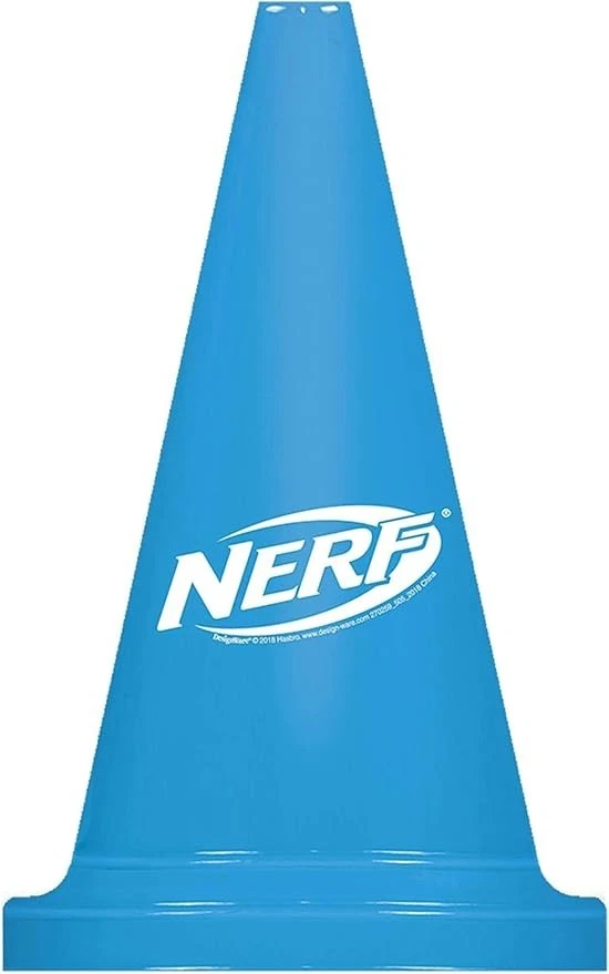 Conos de plástico Nerf - 8" | Naranja y azul | 4 piezas Foto 1 de 1