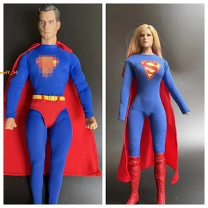 Body de Superman escala 1/6 monos ropa traje conjunto capa para figura de soldado - Imagen 1 de 17