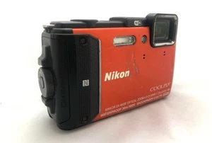 Nikon COOLPIX AW130 Compact Digital Camera Orange Operation untested - Picture 1 of 10
