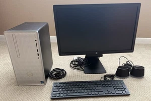 HP Pavilion 590-p0081c Intel i5-8400  12GB RAM  1TB RX 550 Monitor Keyboard - Picture 1 of 10