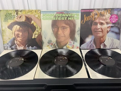 John Denver Greatest Hits Volumes #1, 2 & 3 Vinyl 3xLP Record Albums Excellent! - Image 1 of 4