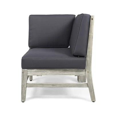 CORNER CHAIR, GREY - Image 1 of 4
