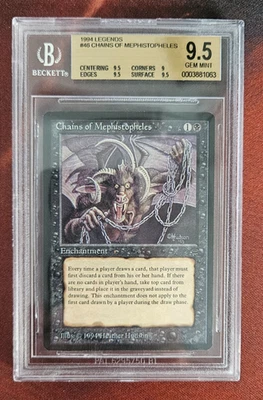 MTG - Legends - Chains of Mephistopheles - BGS 9.5 Gem Mint B - Image 1 of 2