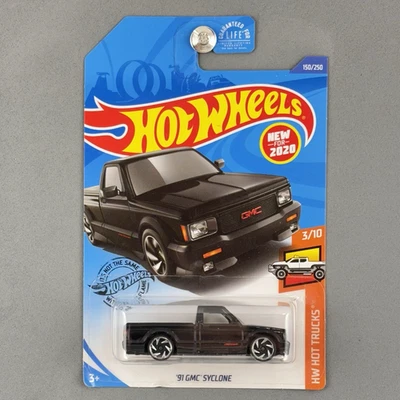 GMC Syclone 2020 Hot Wheels '91 negro HW Hot Trucks 3/10 150/250 primera versión Foto 1 de 4